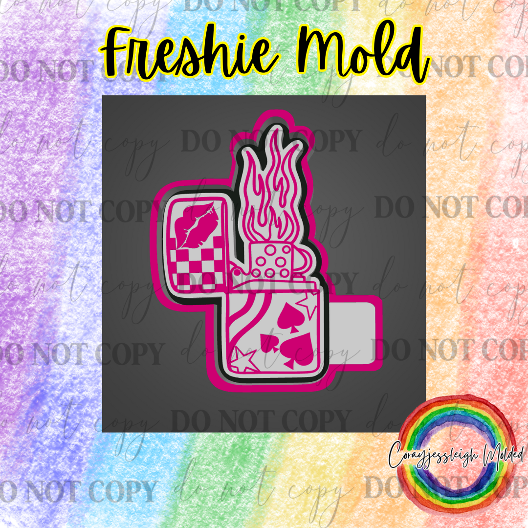 Spade Lighter Mold