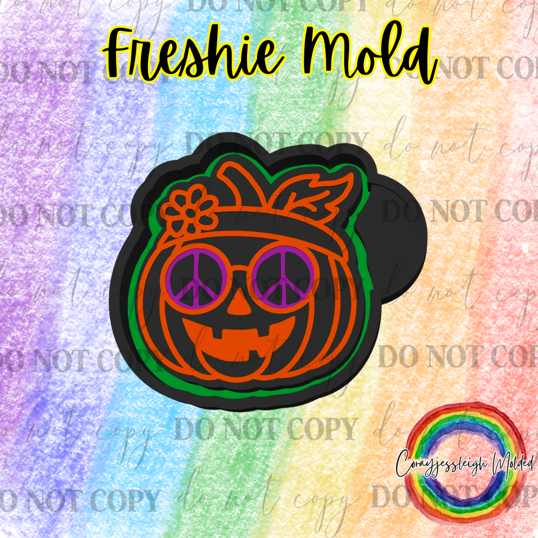 Hippy Pumpkin Mold