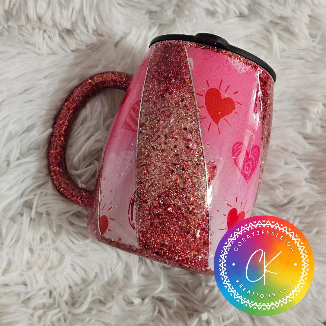 Heart Ombre mug 14oz