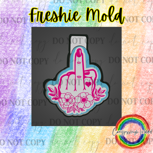 Boujee Middle Finger Mold