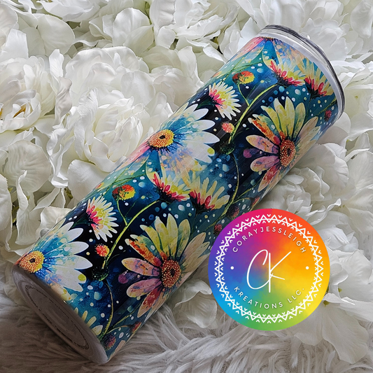 20 oz sublimation Daisy