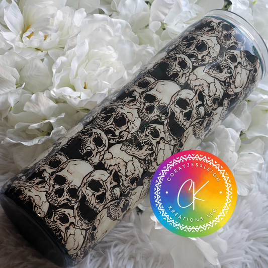 30 oz Skull Tumbler