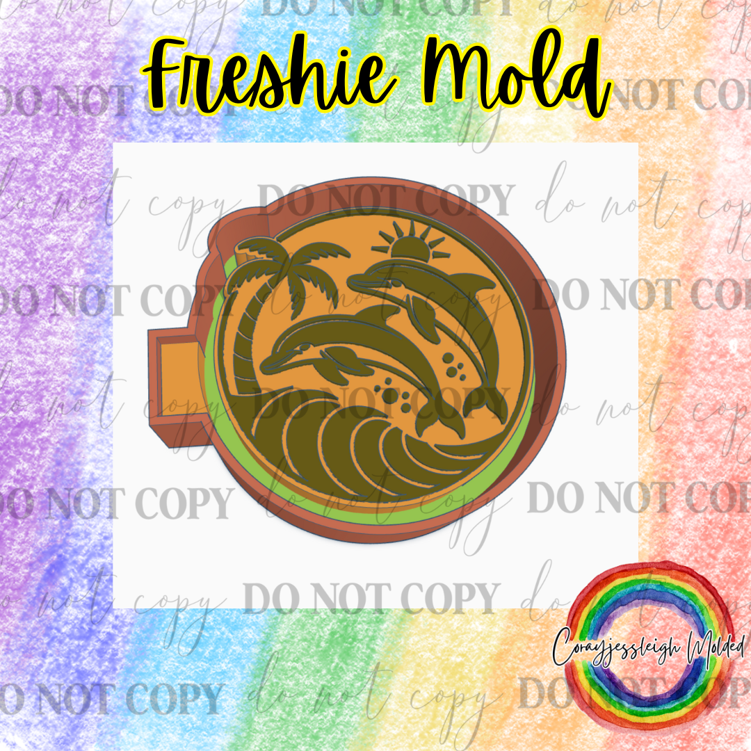 Dolphins Jumping Mold