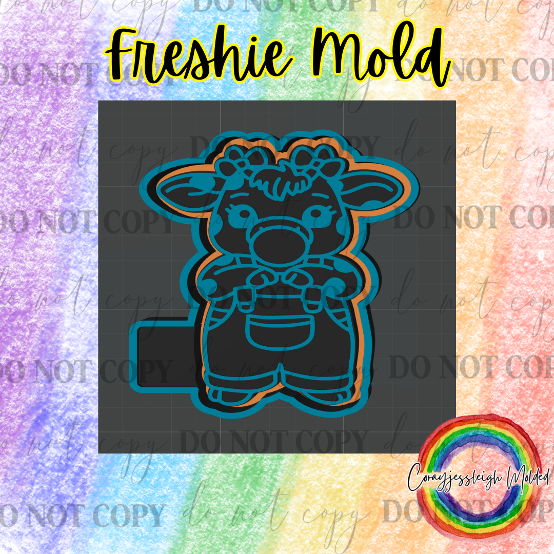 Blowing Bubble Cow Mold