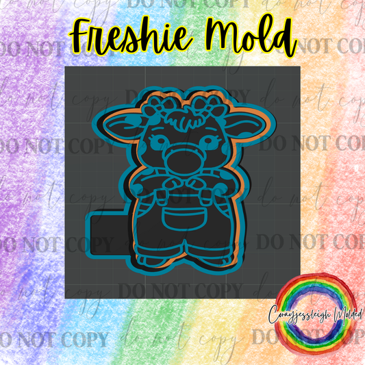 Blowing Bubble Cow Mold