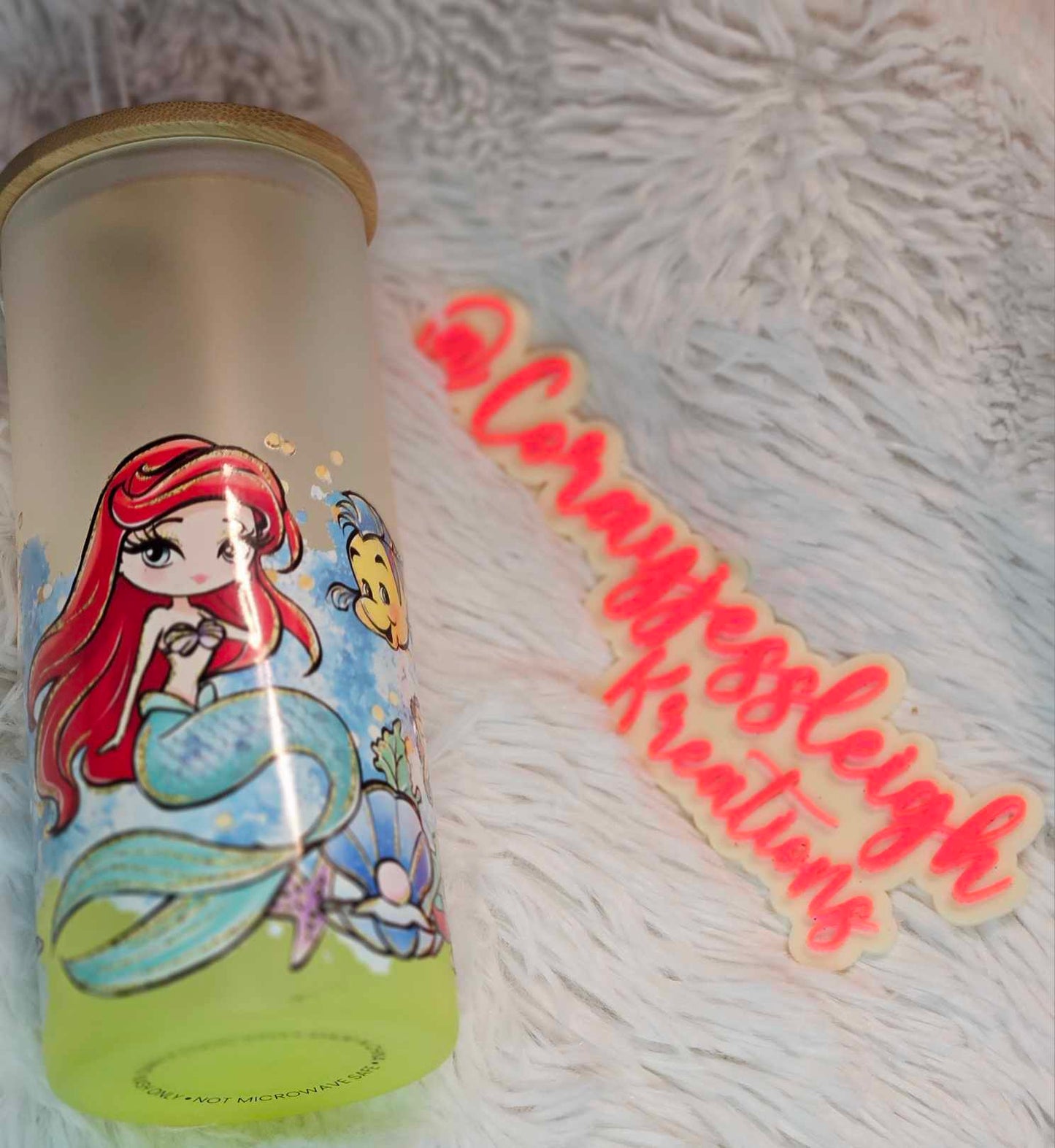 Mermaid Glass Can