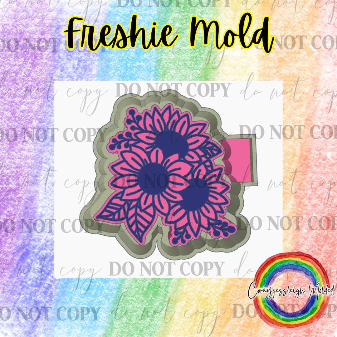 3 sunflower mold