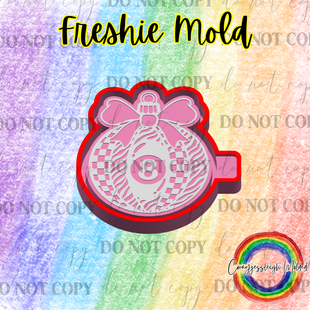 8 Ball XMAS Ornament Mold