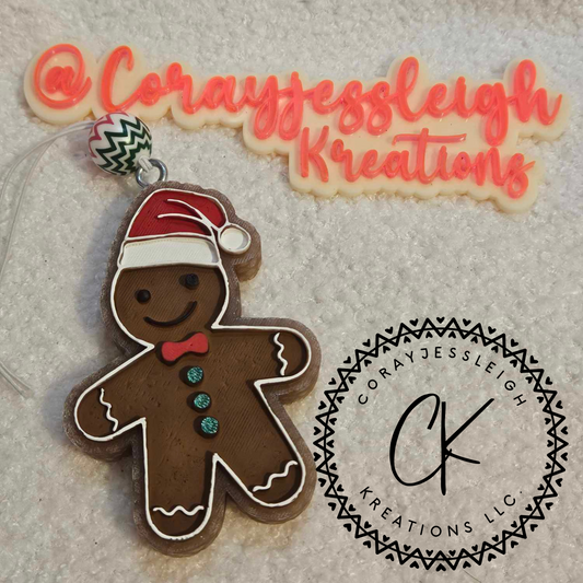 Gingerbread Man Freshie