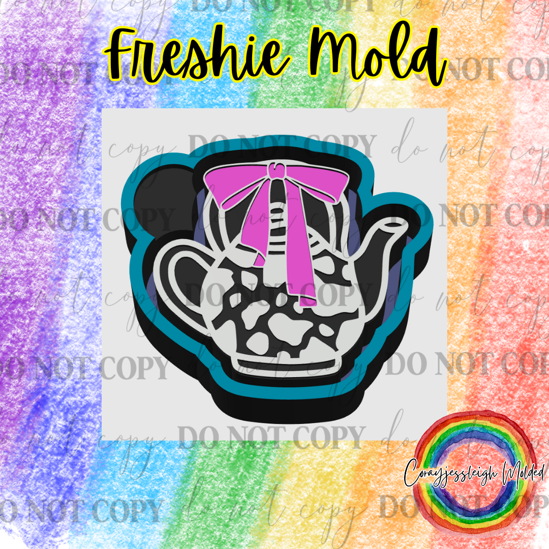 Cow Print Kettle Mold